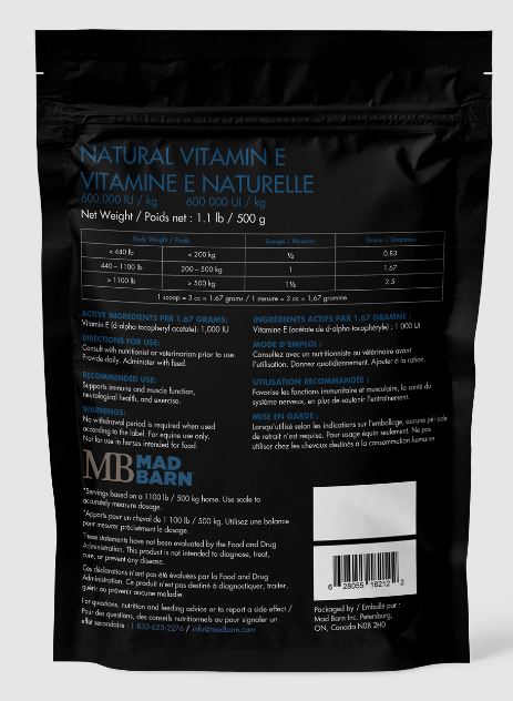 Mad Barn Natural Vitamin E