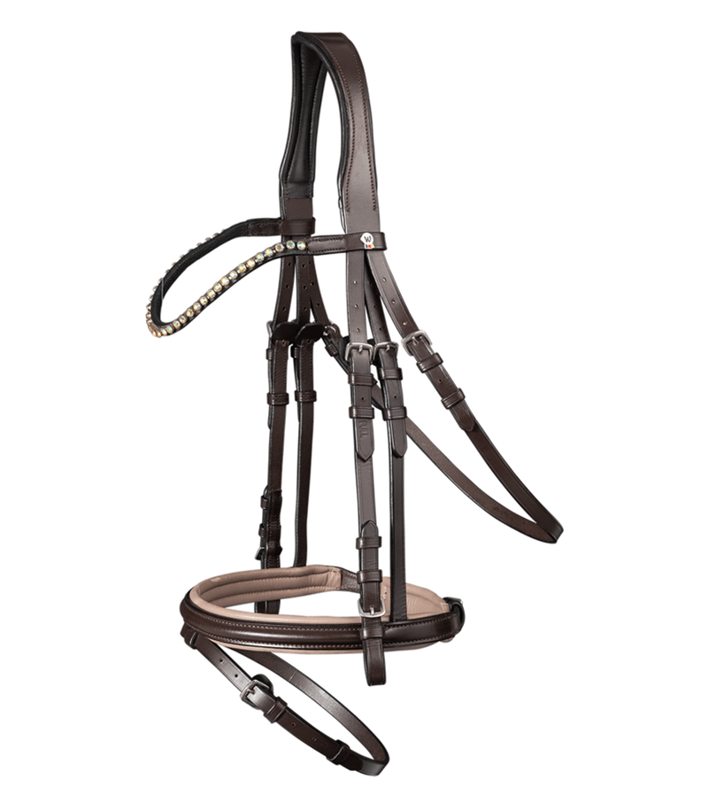 Waldhausen X-Line Taupe Snaffle Bridle