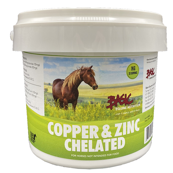Basic Equine Nutrition - Copper and Zinc 1kg - Selkirk Mountain Tack