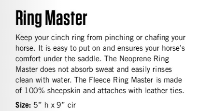 Ring Master Cinch Protector2 - San Diego Saddlery