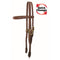 Western Rawhide Signature Harness Leather Quick Change Browband Headstall