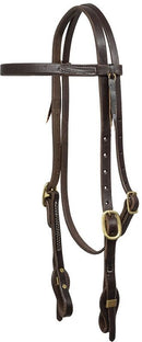 Mustang 5/8" Browband Double Buckle Quick Change Headstall