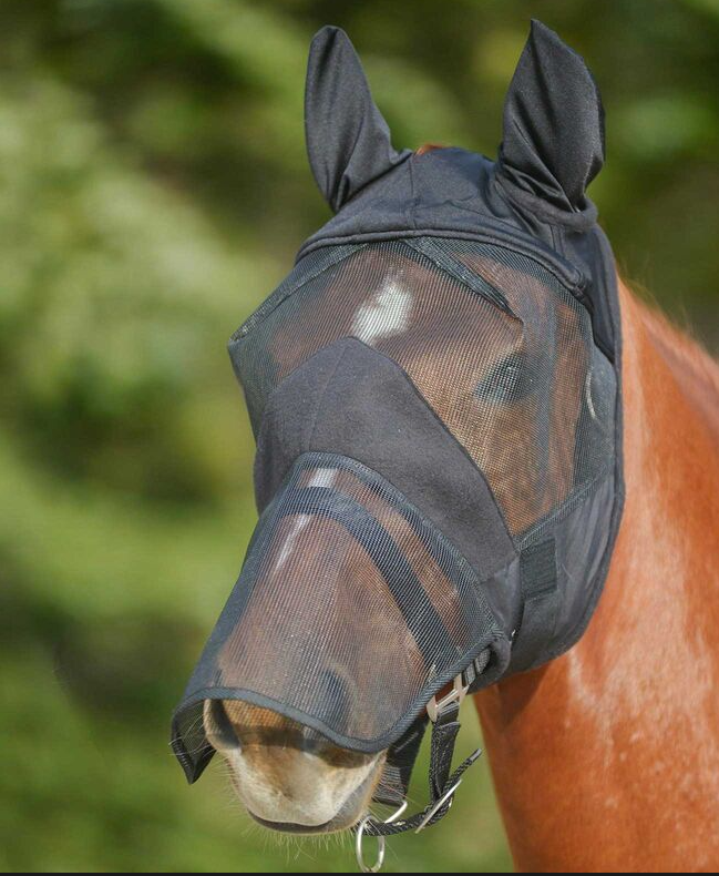 Waldhausen Premium Fly Mask with Ears & Nose - Oversize