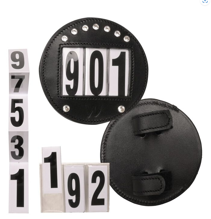 Leather Bridle Head Numbers