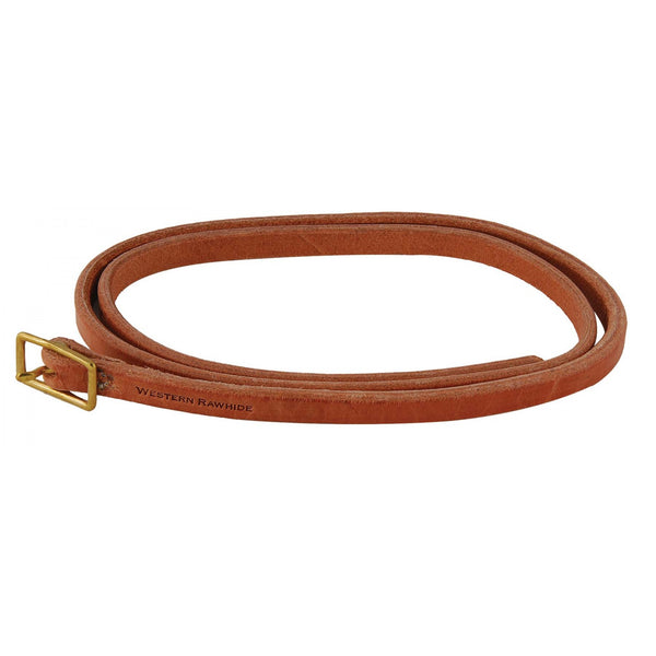 HARNESS LEATHER THROAT STRAP - 1/2 INCH - Selkirk Mountain Tack