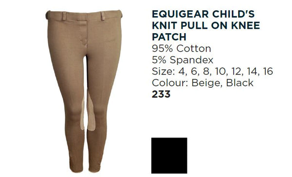 Equigear Child's Pull On Breech - Selkirk Mountain Tack