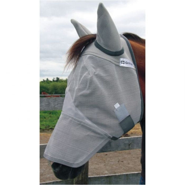 Breakaway Fly Mask with Ears and Nose Cover PONY