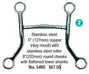 Stainless/Copper Snaffle Bit - Selkirk Mountain Tack