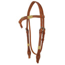 Sierra Harness and Rawhide Crossover Headstall - Selkirk Mountain Tack