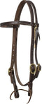 Mustang 5/8" Double Buckle Browband Headstall