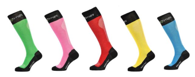 M Tech Stirrup Breathable Rainbow Socks - Selkirk Mountain Tack