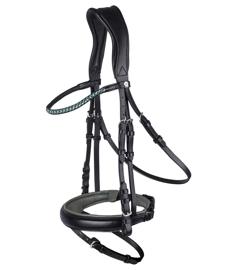 Waldhausen X-Line New Green Snaffle Bridle - Selkirk Mountain Tack