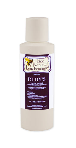 Rudy's Tack & Saddle Conditioner & Finish - 4oz - Selkirk Mountain Tack