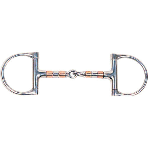 D-Ring Copper Roller Snaffle - Selkirk Mountain Tack