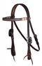 Professionals Choice RAWHIDE DOTTED BROWBAND HEADSTALL - Selkirk Mountain Tack