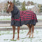 Canadian Horsewear Buffalo Plaid Diablo Rainsheet with Hood - Selkirk Mountain Tack